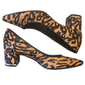 Calvin Klein Animal Print Heels